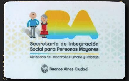 Dorso de la credencial profesional de Asistente Gerontológico