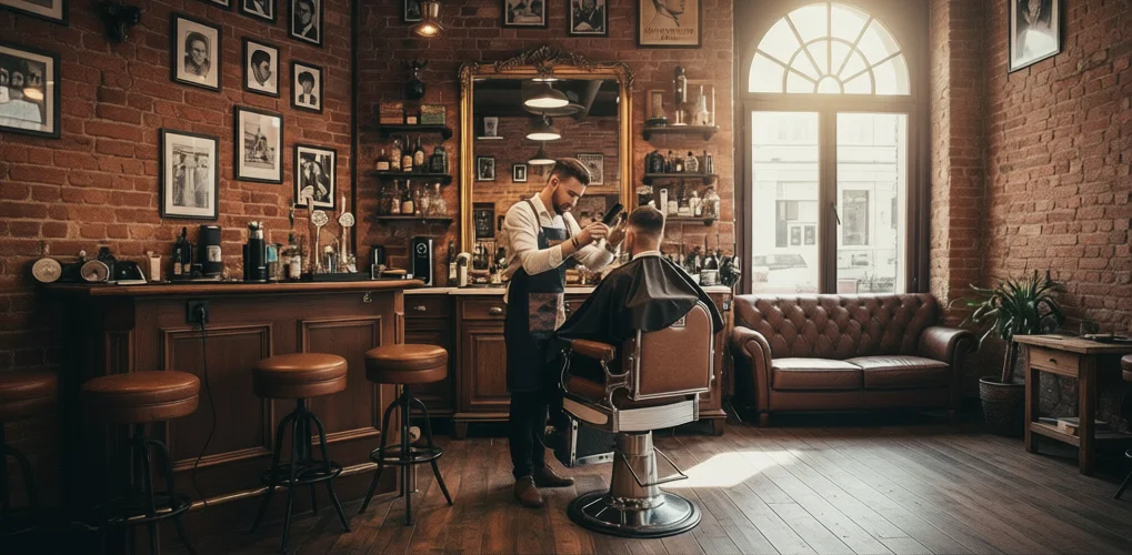 Alumno realizando un corte fade con máquina en el curso de barbería